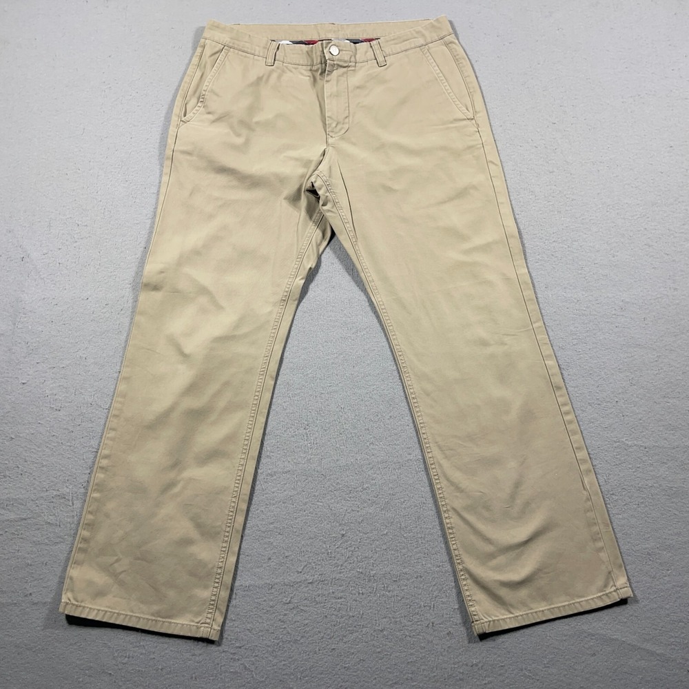 Bonobos Washed Chinos Men 33x30 Straight Fit Khaki Tan Casual Business Casual